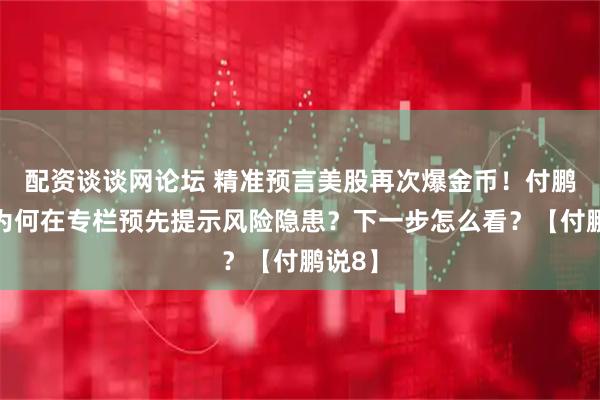 配资谈谈网论坛 精准预言美股再次爆金币！付鹏详解为何在专栏预先提示风险隐患？下一步怎么看？【付鹏说8】